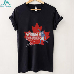Trey Yesavage Springer Dinger Toronto Blue Jays Playoffs Baseball World Series MLB signature shirt