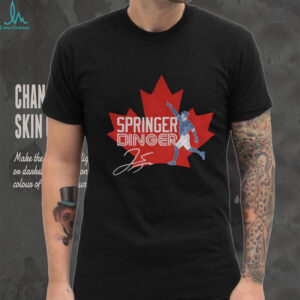 Trey Yesavage Springer Dinger Toronto Blue Jays Playoffs Baseball World Series MLB signature shirt