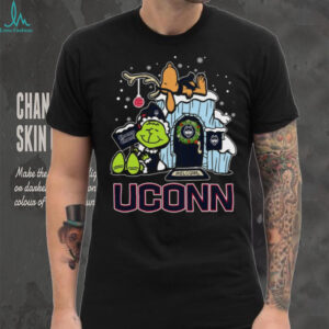 UConn Huskies Grinch and Snoopy Nuts Welcome Christmas T Shirt