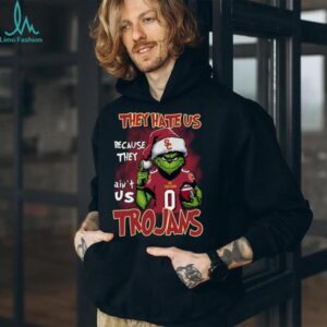 USC Trojans Grinch Christmas T Shirt They Hate Us Because They Ain’t Us
