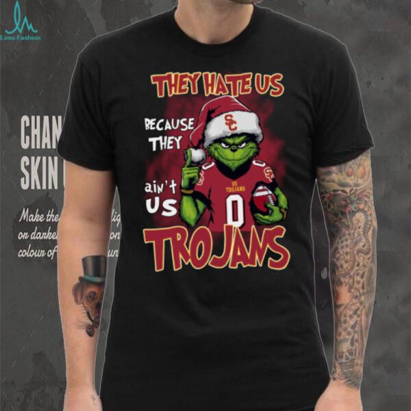 USC Trojans Grinch Christmas T Shirt They Hate Us Because They Ain’t Us