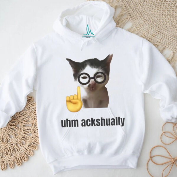 Uhm Ackshually Cat T Shirt