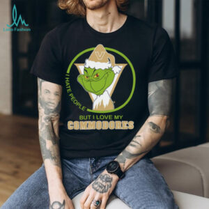 Vanderbilt Commodores Grinch Christmas T Shirt Hates People But Loves Football