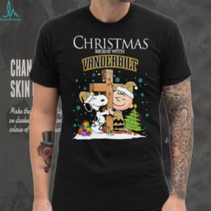 Vanderbilt Commodores Snoopy Christmas Shirt Charlie Brown Holiday Football Tee