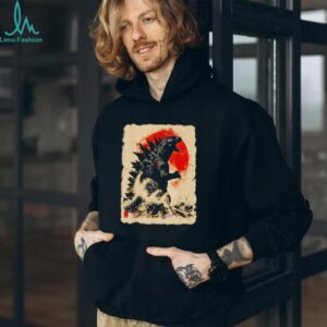 Vintage Japanese Godzilla Great Wave shirt