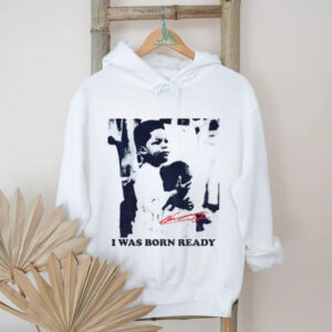Vladimir Guerrero Jr. Toronto Blue Jays Childhood photo I war born ready signature shirt
