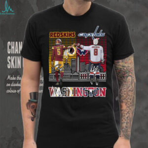 Washington Capitals Alexander Ovechkin Washington Jayden Daniels 2025 T Shirt