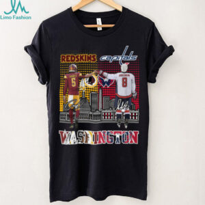 Washington Capitals Alexander Ovechkin Washington Jayden Daniels 2025 T Shirt