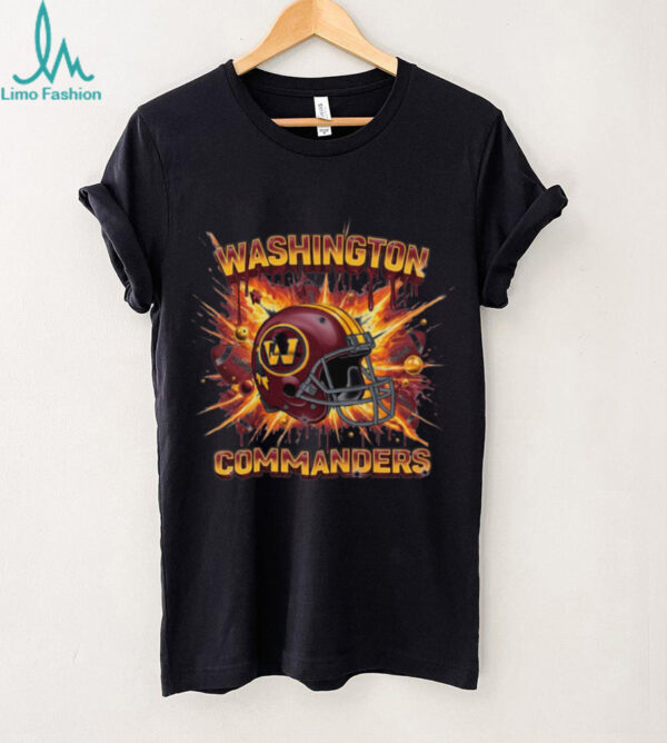 Washington Commanders Drip Helmet Tee