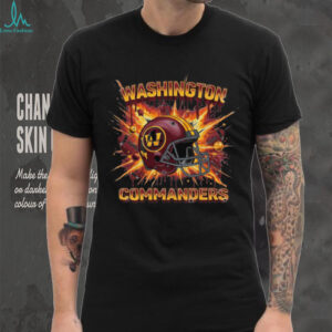 Washington Commanders Drip Helmet Tee