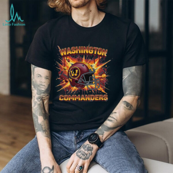 Washington Commanders Drip Helmet Tee