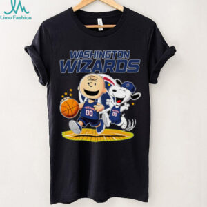 Washington Wizards X Charlie Brown And Snoopy Playing Basketball Shirt