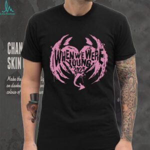 When We Were Young Festival Merch Winged Heart Lineup TShirt