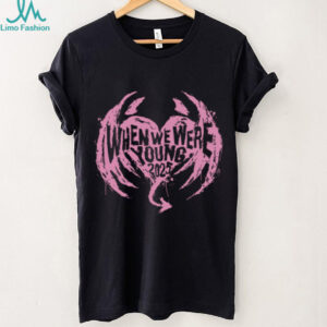 When We Were Young Festival Merch Winged Heart Lineup TShirt