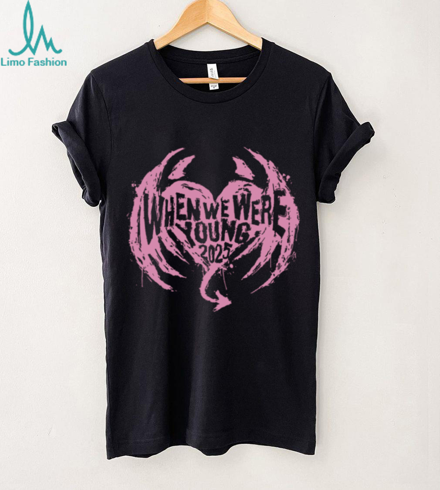 When We Were Young Festival Merch Winged Heart Lineup TShirt When We Were Young Festival Merch Winged Heart Lineup TShirt
