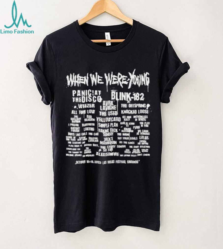 When We Were Young Festival Store Dog Lineup Shirt When We Were Young Festival Store Dog Lineup Shirt