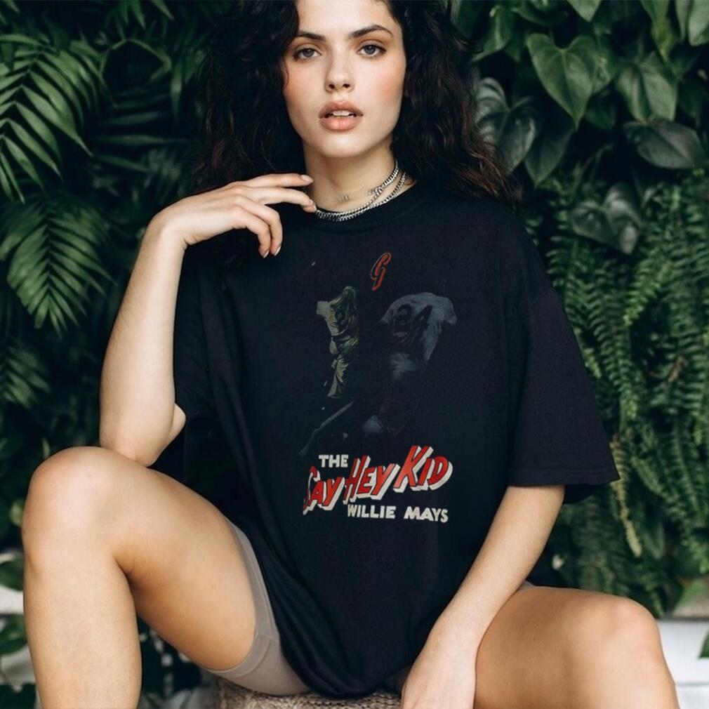 Willie Mays San Francisco Giants Mitchell & Ness Legends The say hey kid MLB Baseball shirt Willie Mays San Francisco Giants Mitchell & Ness Legends The say hey kid MLB Baseball shirt