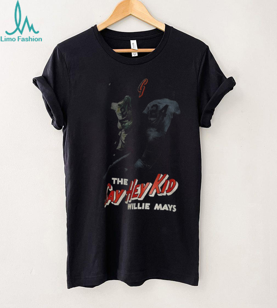 Willie Mays San Francisco Giants Mitchell & Ness Legends The say hey kid MLB Baseball shirt Willie Mays San Francisco Giants Mitchell & Ness Legends The say hey kid MLB Baseball shirt