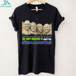 Wilson Largent Lynch Jones the mount rushmore of Seattle Seahawks shirt