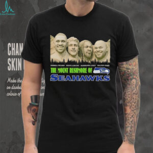 Wilson Largent Lynch Jones the mount rushmore of Seattle Seahawks shirt
