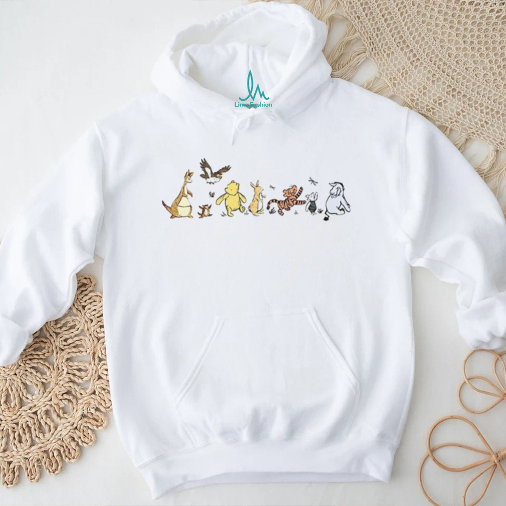 Winnie The Pooh and Friends Disneyland cartoon shirt Winnie The Pooh and Friends Disneyland cartoon shirt