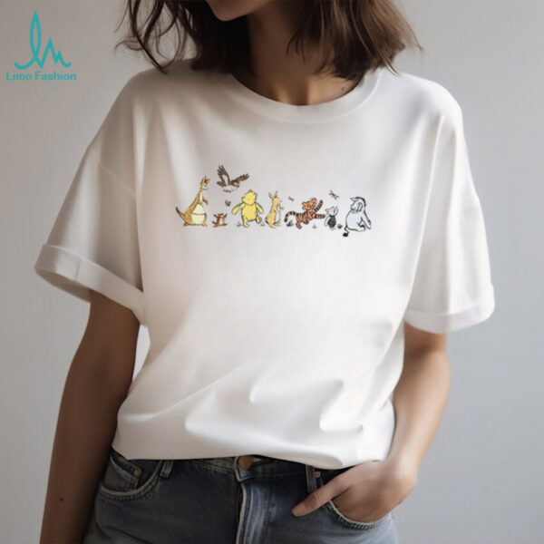 Winnie The Pooh and Friends Disneyland cartoon shirt
