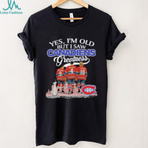 Yes I’m old but I saw Canadiens greatness legends Richard Beliveau Lafleur skyline shirt