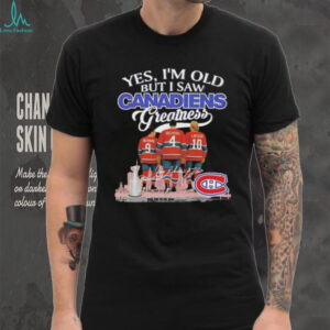 Yes I’m old but I saw Canadiens greatness legends Richard Beliveau Lafleur skyline shirt