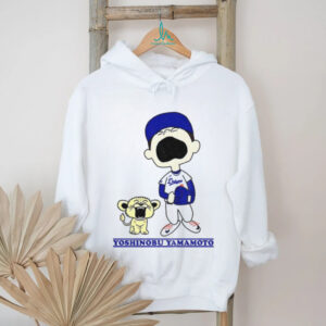 Yoshinobu Yamamoto Charlie Brown Los Angeles Dodgers MLB baseball 2025 shirt