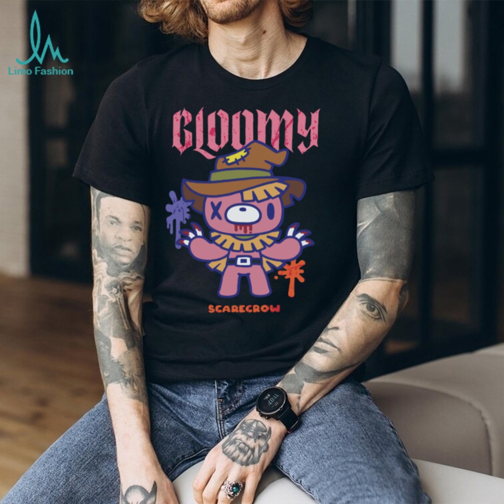 Gloomy Bear Store Gloomy Halloween Scarecrow Tee Shirt Gloomy Bear Store Gloomy Halloween Scarecrow Tee Shirt