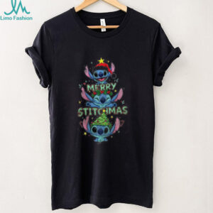 Stitch Santa hat Merry Stitchmas Xmas 2025 shirt