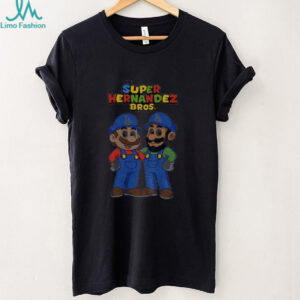 The Super Hernandez Bros Mario Dodgers baseball shirt