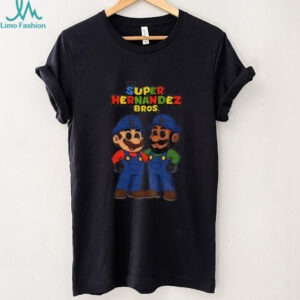Super Mario The Super Hernandez Bros Los Angeles Dodgers MLB baseball shirt
