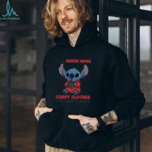 Stitch I like murder shows comfy clothes and maybe 3 people shirt