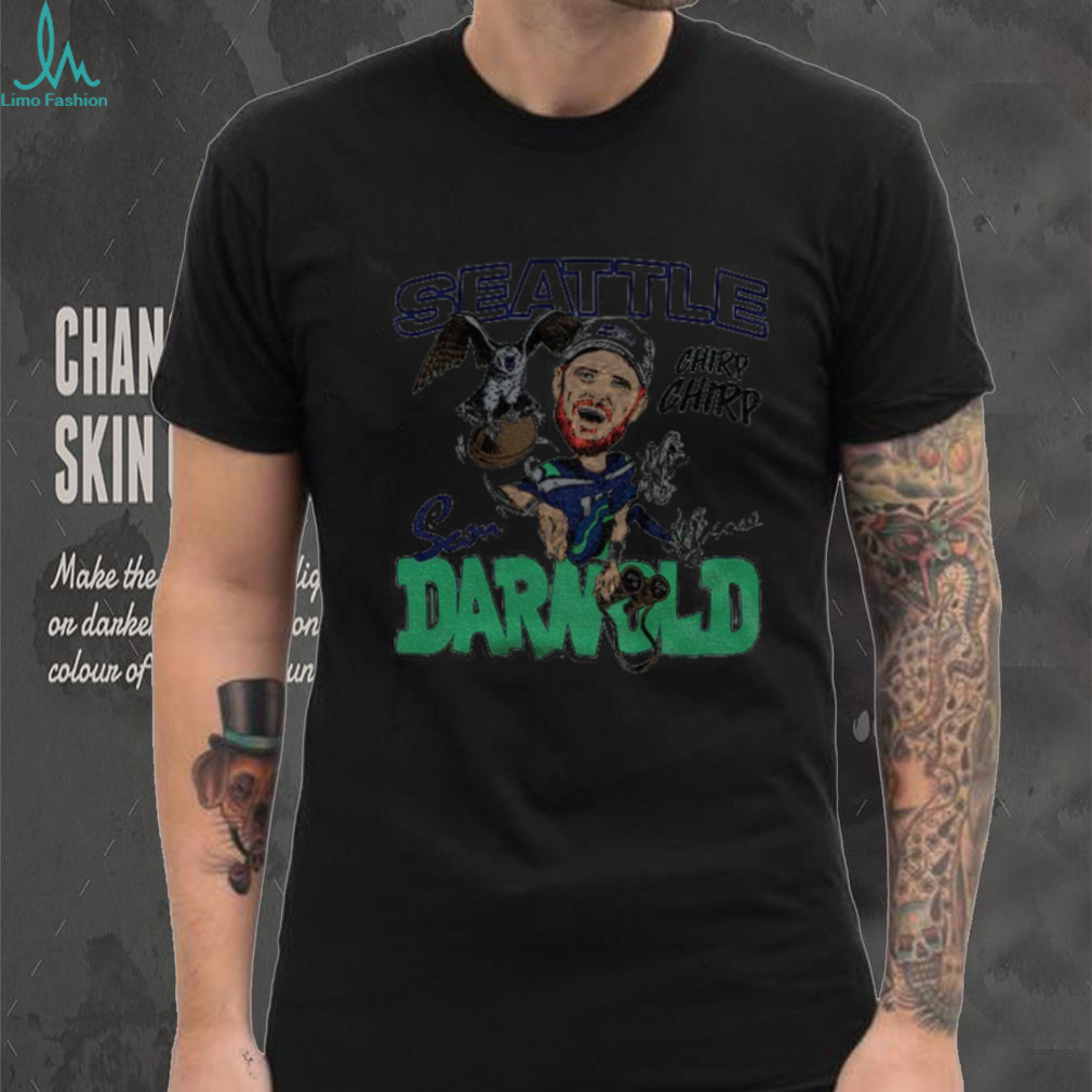 Sam Darnold Seattle Seahawks Caricature Player Chirp Chirp signature shirt Sam Darnold Seattle Seahawks Caricature Player Chirp Chirp signature shirt