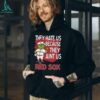 Personalized Oklahoma Sooners HalloThanksMas Tee, Funny Holiday Shirt with Pumpkin Football Santa Hat, NCAA Gift for Halloween Thanksgiving Christmas