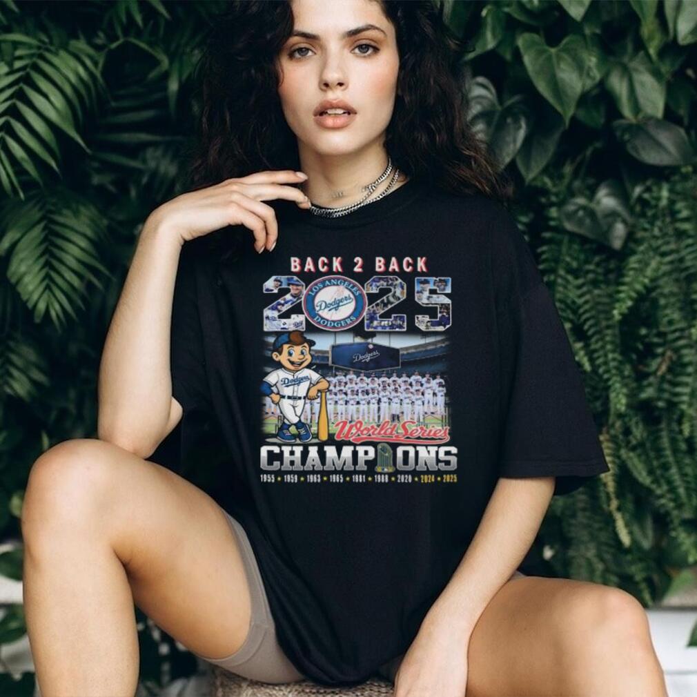 2025 World Series Back 2 Back Champions Los Angeles Dodgers T Shirt 2025 World Series Back 2 Back Champions Los Angeles Dodgers T Shirt