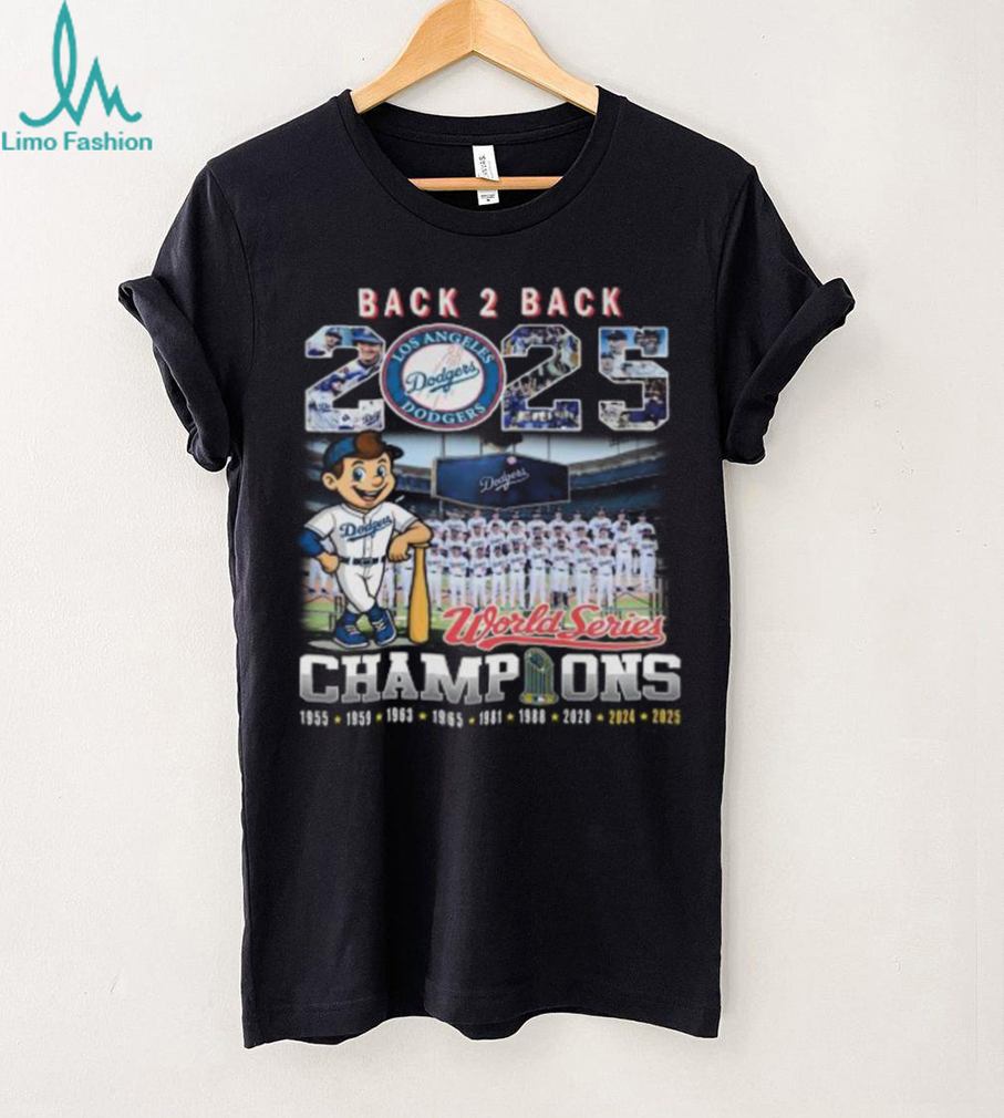 2025 World Series Back 2 Back Champions Los Angeles Dodgers T Shirt 2025 World Series Back 2 Back Champions Los Angeles Dodgers T Shirt