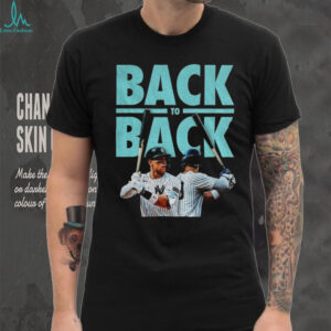 Aaron Judge joins Yogi Berra New York Yankees Baseball American League Back to Back 2025 shirt