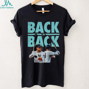 Aaron Judge joins Yogi Berra New York Yankees Baseball American League Back to Back 2025 shirt
