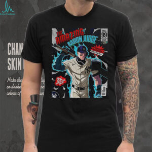 Aaron Judge the Amazing New York Yankees slugger does it again 3X American League MVP cartoon shirt