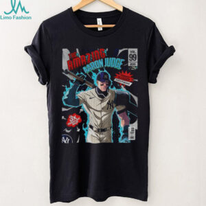 Aaron Judge the Amazing New York Yankees slugger does it again 3X American League MVP cartoon shirt