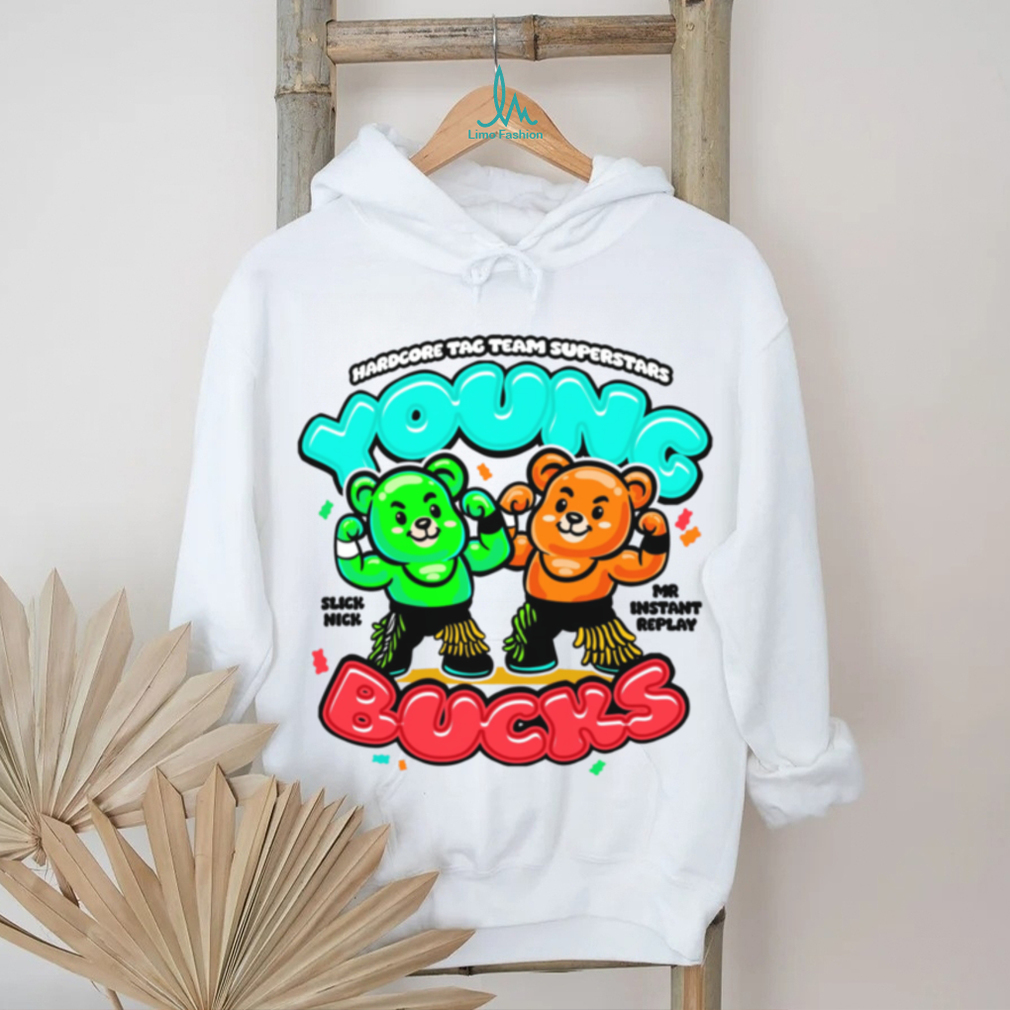 Aew The Young Bucks Gummy Bucks T Shirt Aew The Young Bucks Gummy Bucks T Shirt