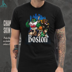 All Star Boston Mascots Graphic T Shirt