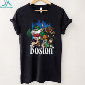 All Star Boston Mascots Graphic T Shirt