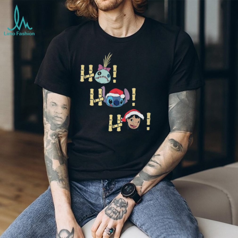 Alo Ho Ho Ho Ha Lilo & Stitch Christmas Sweatshirt Alo Ho Ho Ho Ha Lilo & Stitch Christmas Sweatshirt