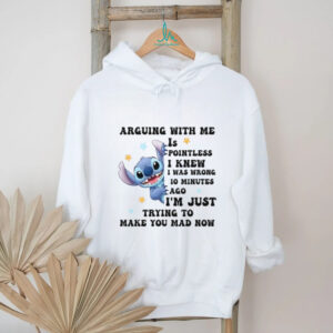 Arguing With Me Is Pointless Funny Stitch T Shirt