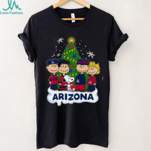 Arizona Wildcats Peanuts Snoopy and Friends Christmas Sweater