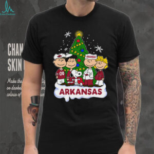 Arkansas Peanuts Snoopy and Friends Christmas Shirt