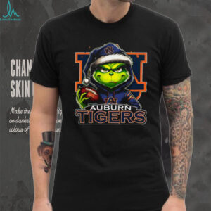 Auburn Tigers Grinch Stealing Christmas T Shirt